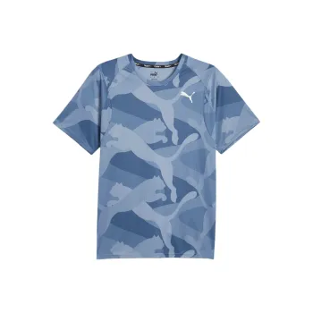 PUMA Fit Ultra Breathe AOP T Shirt Men's Blue