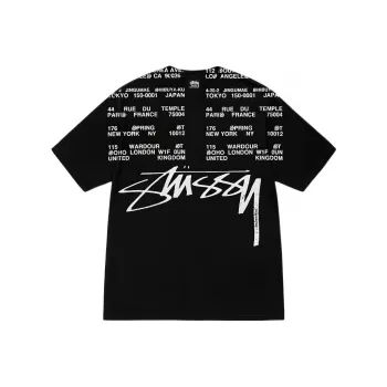 Stussy Locations Pigment Dyed T shirt