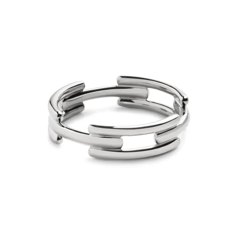 Monica Vinader Signature Link Stacking Ring-0