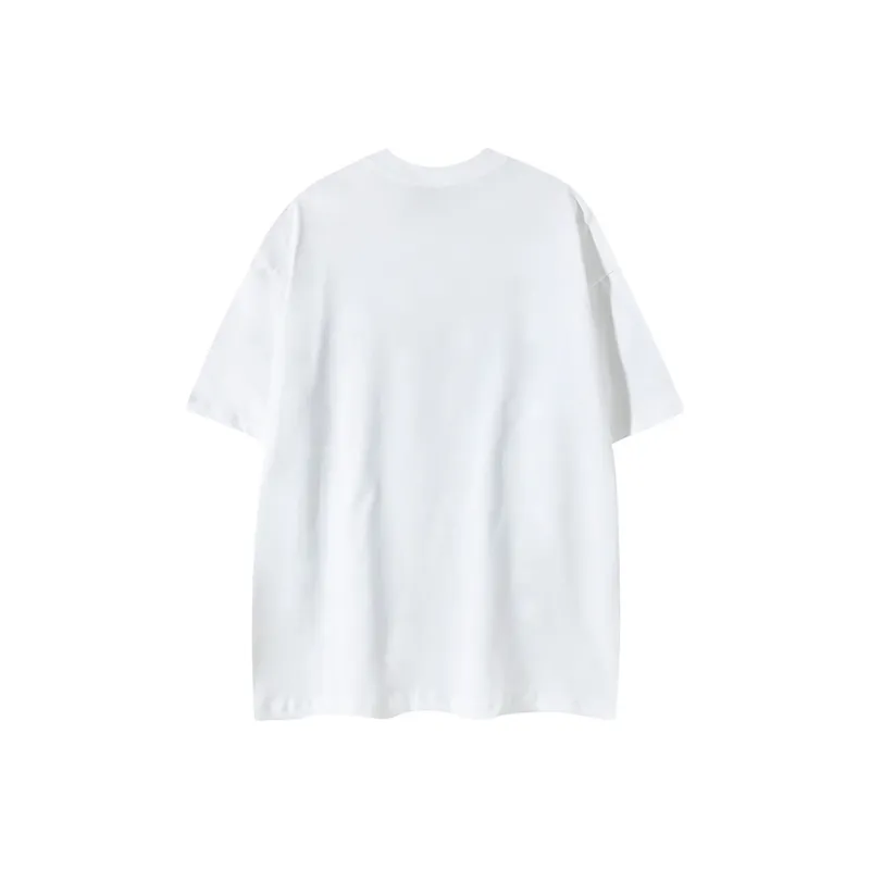Regular Fashion Individual T Shirt Unisex Pure White Color-11