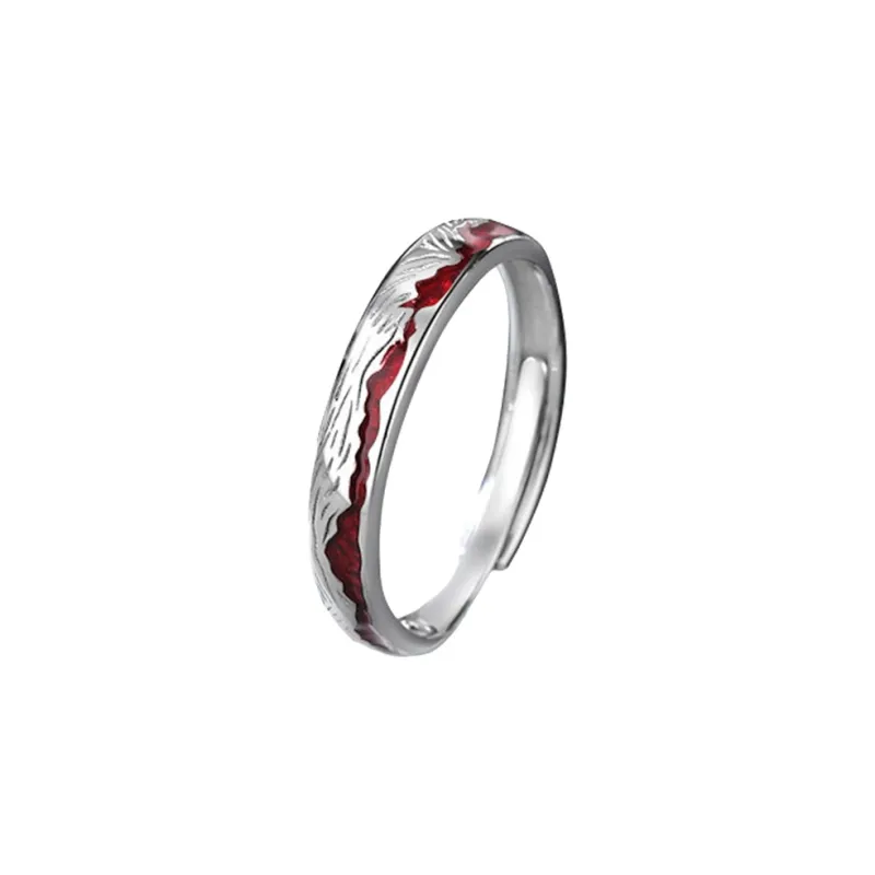 VIVIWELL 999 Fine Silver Rings Unisex-5