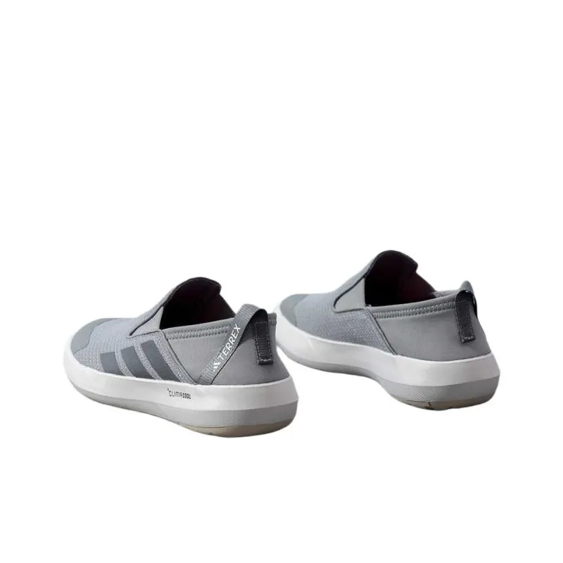 Adidas Terrex Boat Abrasion Resistant Low Top Trekking Shoes Unisex Gray-4