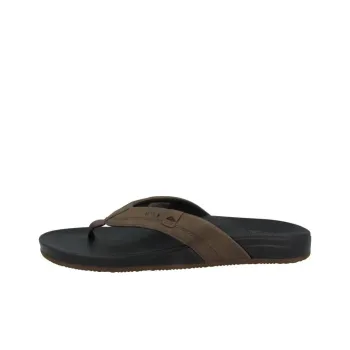 REEF Cushion Bounce Abrasion Resistant Slip Resistant Flip Flops Men's Brown