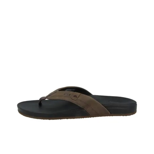REEF Cushion Bounce Abrasion Resistant Slip Resistant Flip Flops Men's Brown