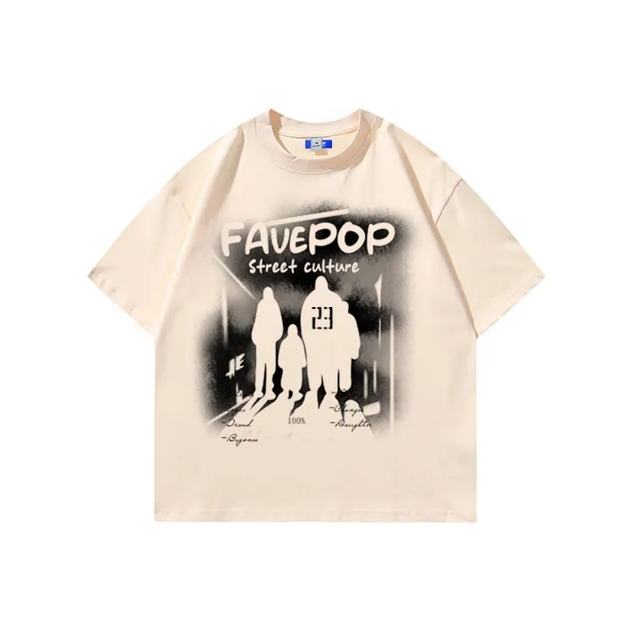 FAVEPOP Short Sleeved T Shirt Unisex-7