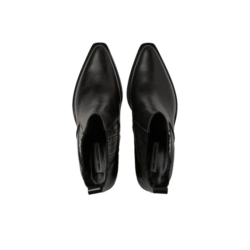Karl Lagerfeld 50mm Kansas Cowboy Boots Women's-3