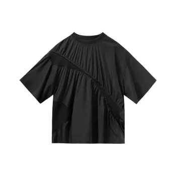 XINYINSU 24SS Short Sleeved T Shirts Unisex Black
