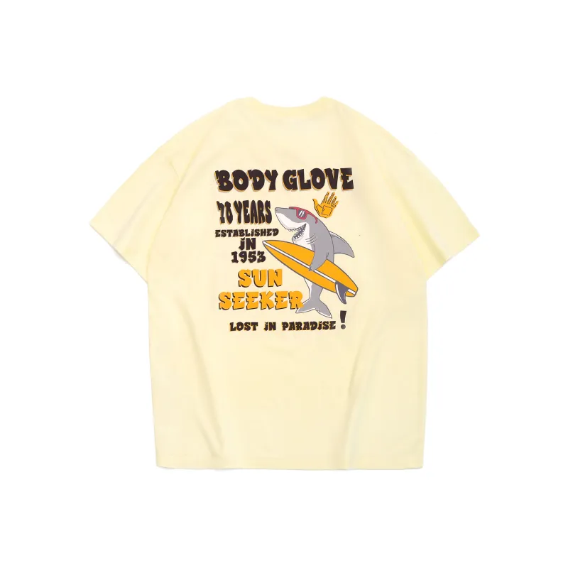 BODY GLOVE Drop Shoulder Sleeve T Shirt Unisex-23