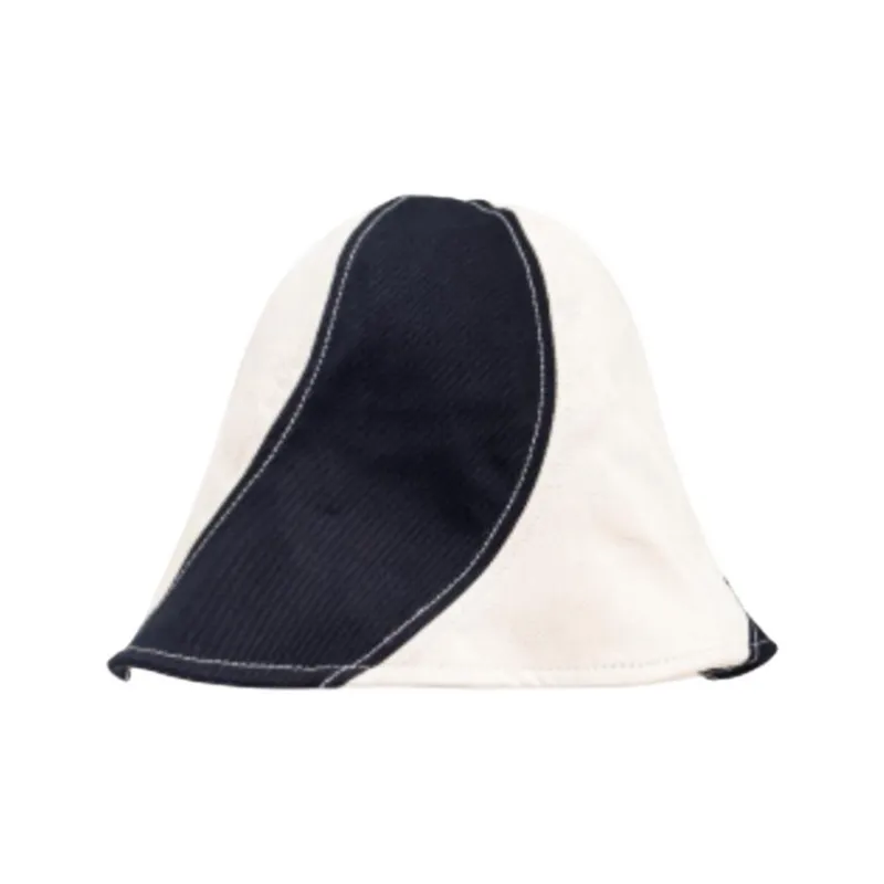 Jacquemus Logo Embroidered Striped Bucket Hat-1