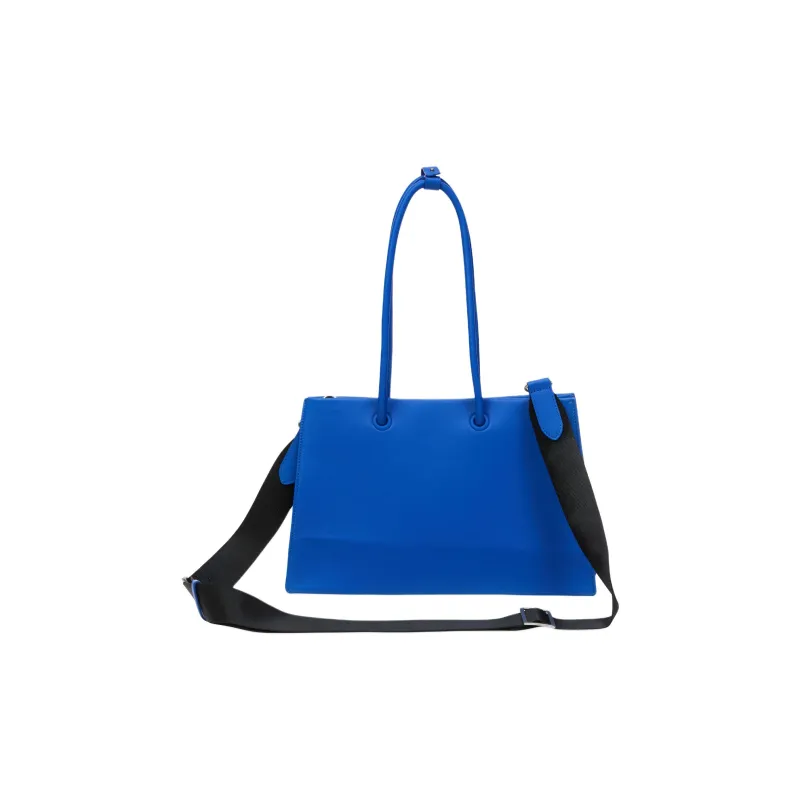 ADER ERROR Cow Leather Tote Bag, Shopping Bag, Shoulder Bag Women's Blue-3