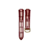 [Genuine Leather Guaranteed]Blue Balloon Dark Red-Gold Folding Clasp