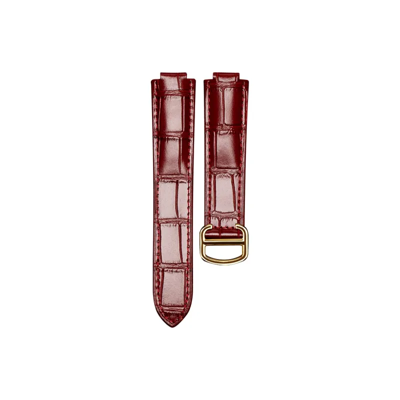 WOALMORN Cartier Compatibility Watch Band 20 12cm Cowhide Leather Material-17