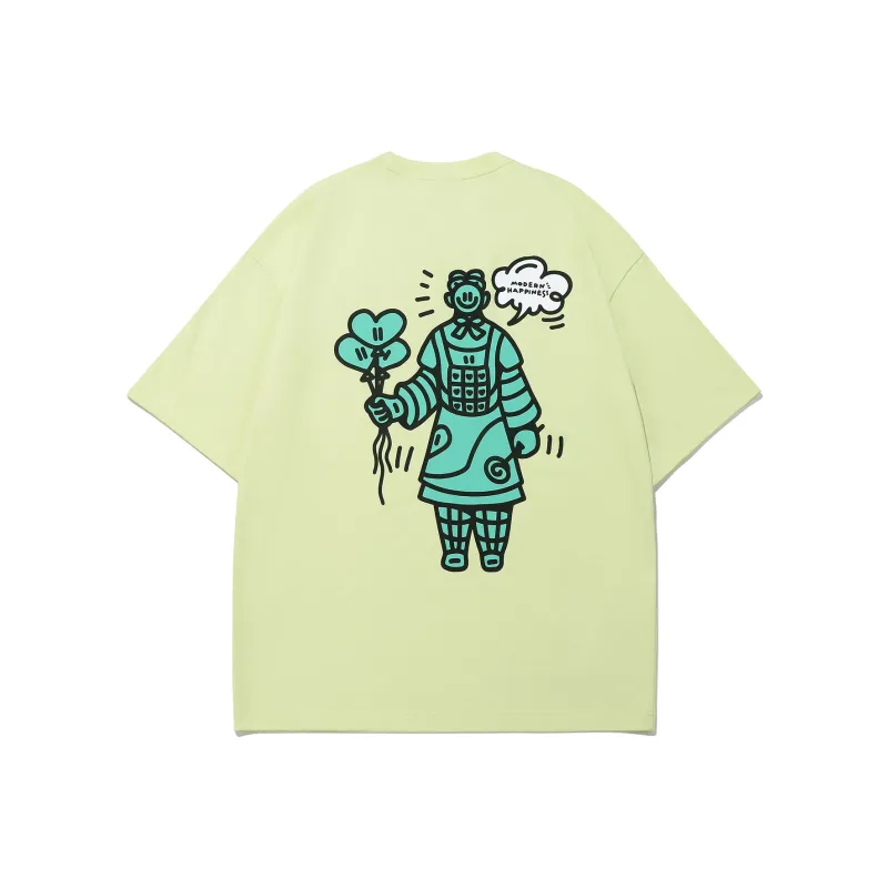 Guuka x AGAHO Short Sleeved T Shirts Men's Black-8