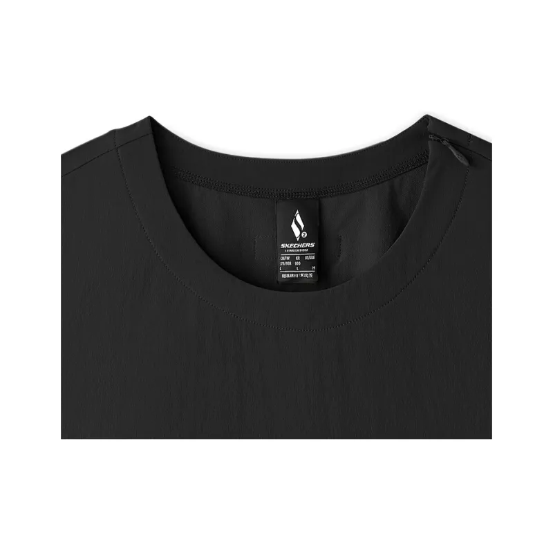 Skechers SKECHLUXE SS25 T Shirt Men's Midnight Black-1