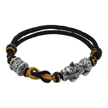 Nine Music 999 Fine Silver Bracelets Men's