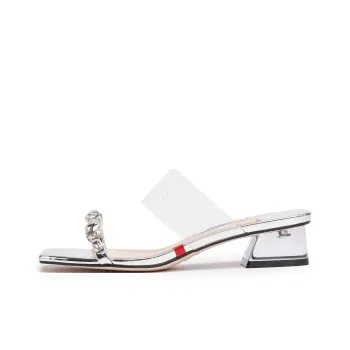 Staccato Quick Dry Slide Slippers Women's Clear Silver