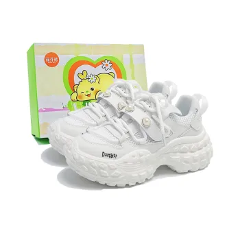 Budding Bear Anti Slip Wear Resistant Breathable Height Increasing Low Top Chunky Sneakers Women's