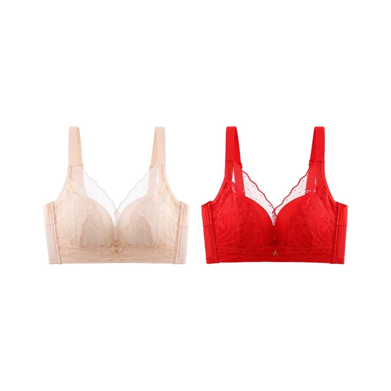 MADALLO Bra Women's 2 Pack Black-7