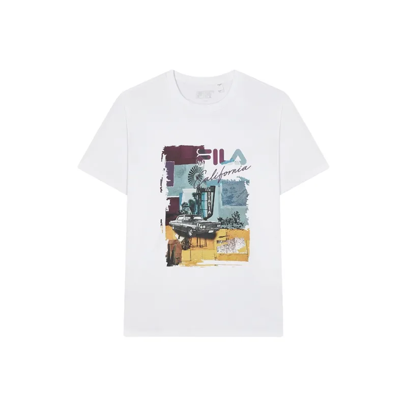 FILA SS24 T Shirt Men's Standard White-0
