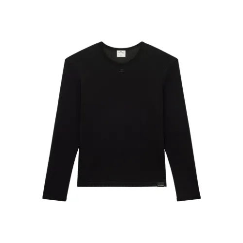 COURREGES Mesh Long Sleeved T Shirt