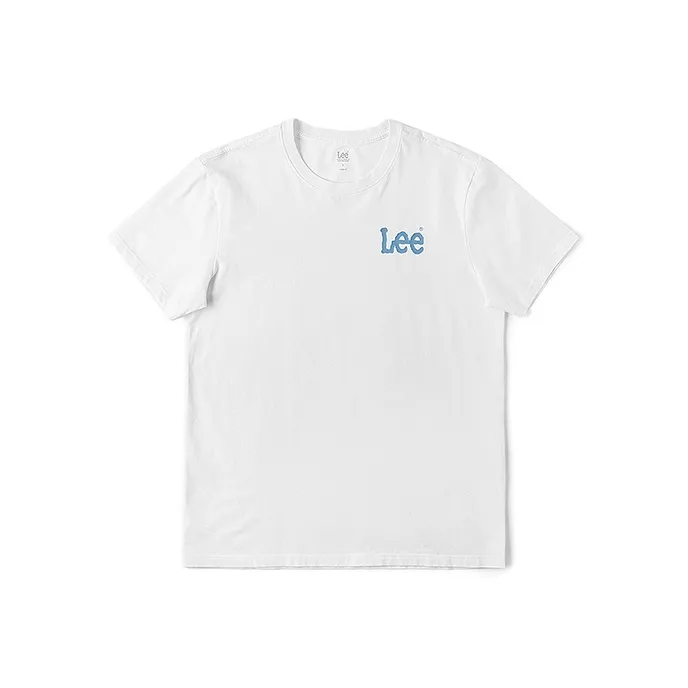 Lee T Shirts Men White-0