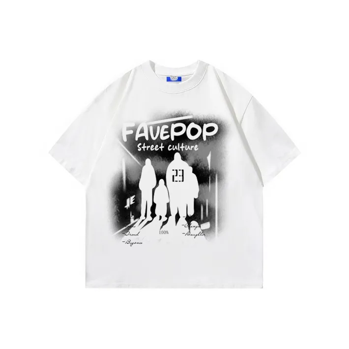 FAVEPOP Short Sleeved T Shirt Unisex-3
