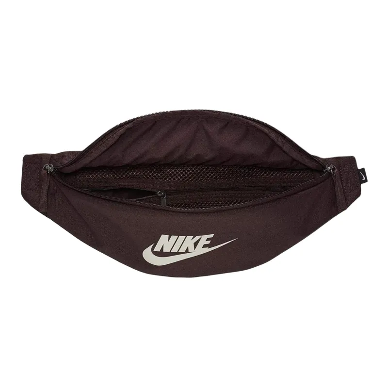 Nike Heritage Polyester Fanny Pack Unisex Burgundy-1