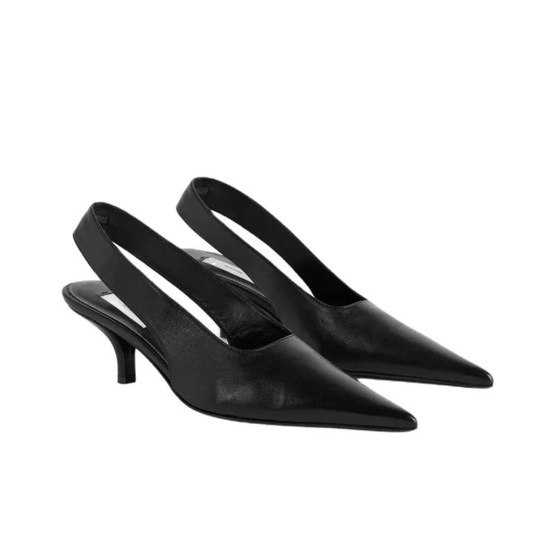 TOTEME Slim Heel High Heels 5.5cm Women's Black-2