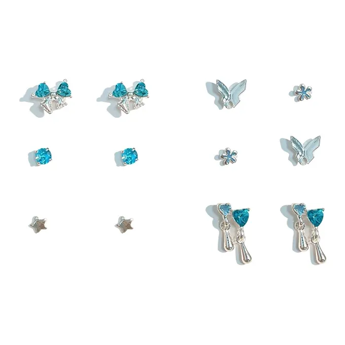 Shiban Alloy Stud Earrings Women's-7