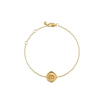 Monica Vinader Sterling Silver 18K Gold Plated Bracelets Women's Gold