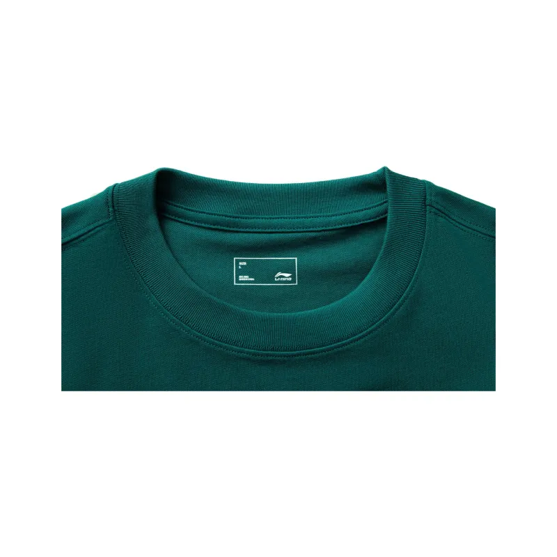LiNing x BADMARKET Sports Life Collection T Shirt Men's Reef Green-2