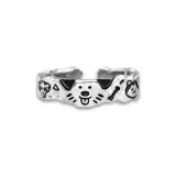Graffiti Cat and Dog Diary Ring-Puppy