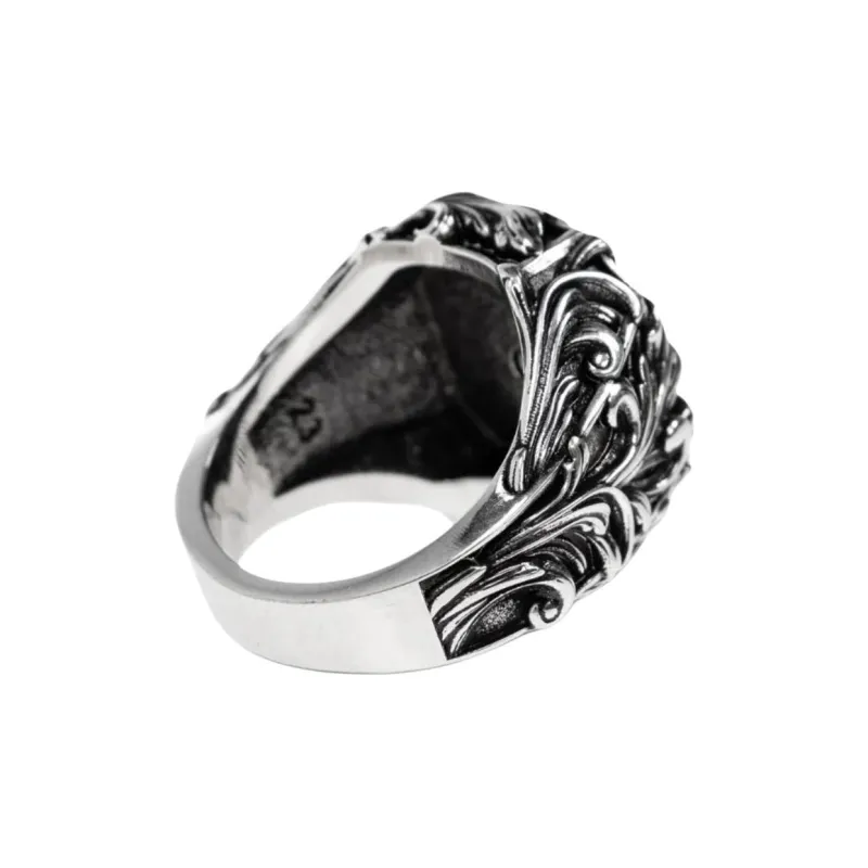 VERSACE Logo plaque Ring-2