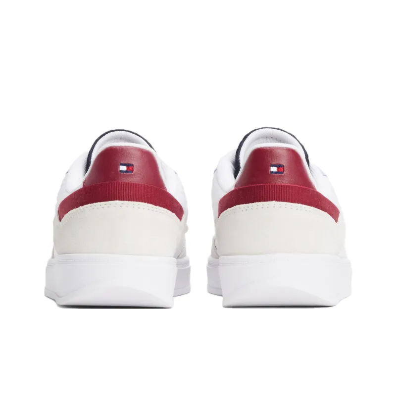Tommy Hilfiger Trainers Low Top Skateboard Shoes Women's White Blue-4