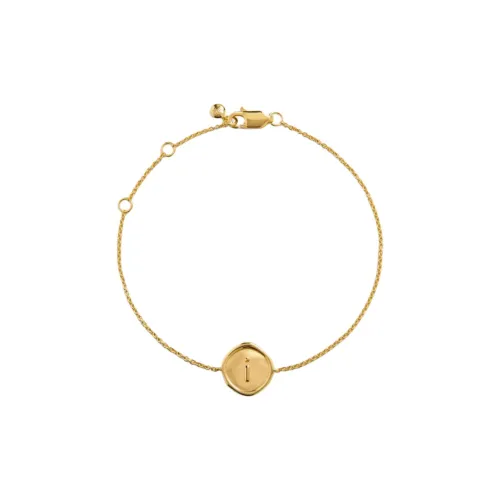 Monica Vinader Sterling Silver Plated With 18K Gold Bracelets Women's Gold