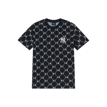 MLB MONOGRAM Collection New York Yankees T Shirt Unisex Black