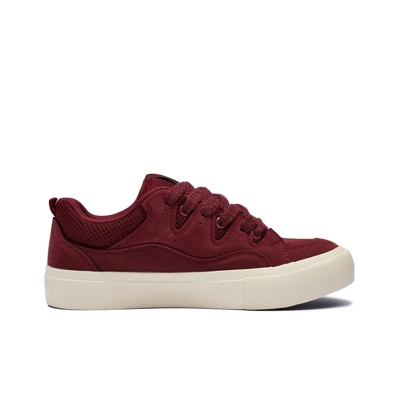 ΛOLUNKΛ Slip Resistant, Lightweight, And Breathable Low Top Skateboard Shoes Men's-37