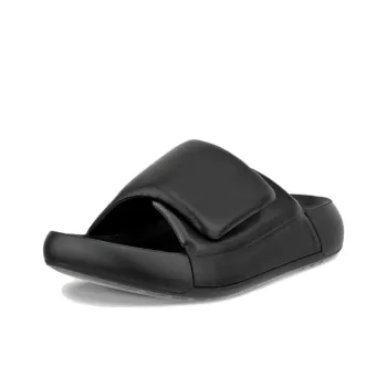 Ecco Comme Collection Abrasion Resistant Slide Slippers Women's Black