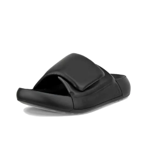 Ecco Comme Collection Abrasion Resistant Slide Slippers Women's Black