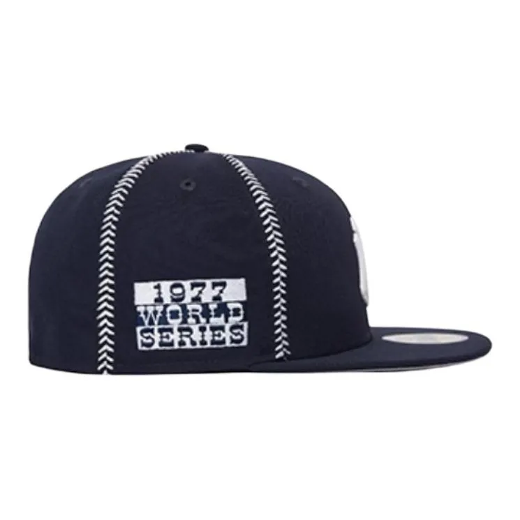 New Era Polyester Baseball Caps Unisex Navy Blue-1
