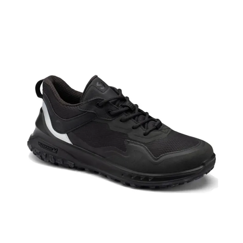 Ecco Otto Series Low-Top Trekking Shoes Women's Black Silver-3