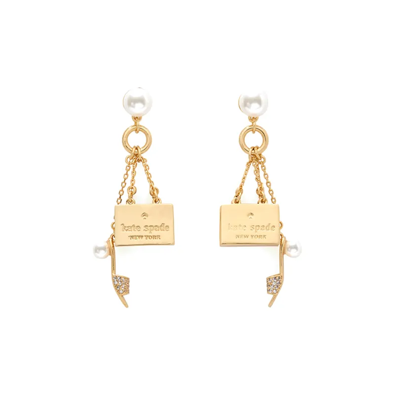 Kate Spade Copper Earrings Women's Gold-0