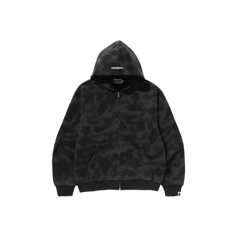 Bape 1st Camo Heavy Wash Cropped Fit Zip Hoodie-2