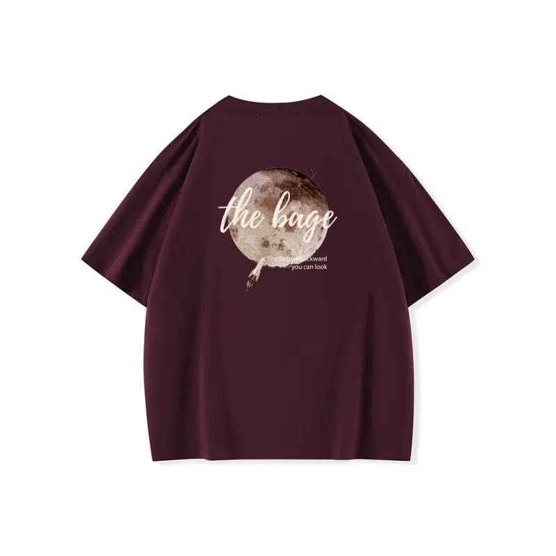 BAGE Drop Shoulder Sleeve T Shirt Men's-16