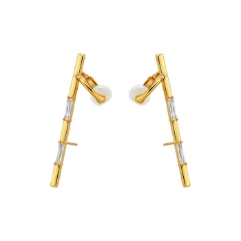 BOONEE ALUS 925 Silver Needles Clip On Earrings Women's