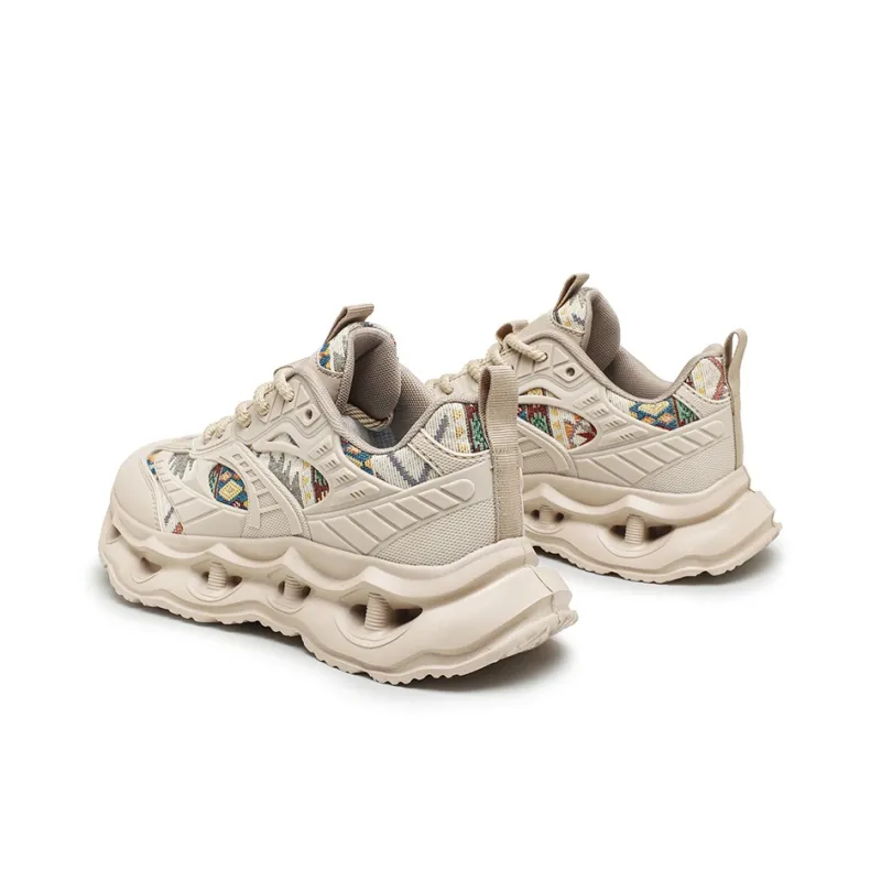 PNKE Slip Resistant, Abrasion Resistant, Breathable, Lightweight, Height Increasing Low Top Chunky Sneakers Men's-5