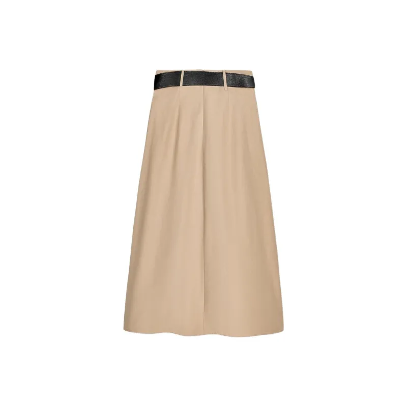 ZARA Casual Long Skirts Women's Medium Camel-1