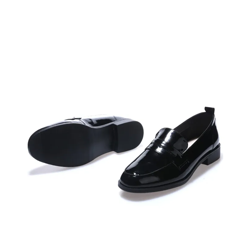Devanro Loafers 2.0cm Women's Black-3