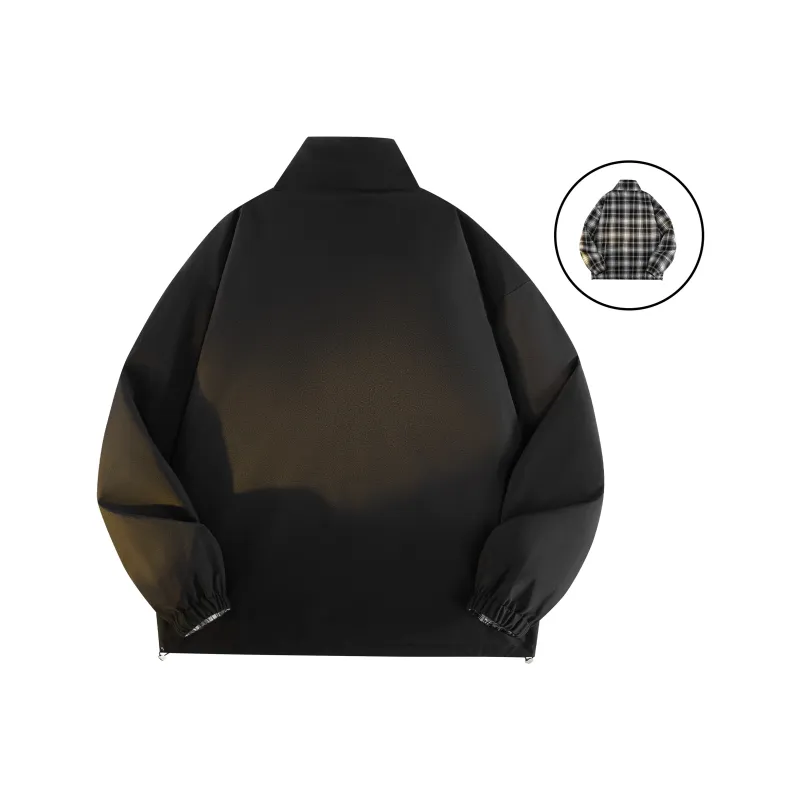 MKZA Jackets Coats Unisex Black-1