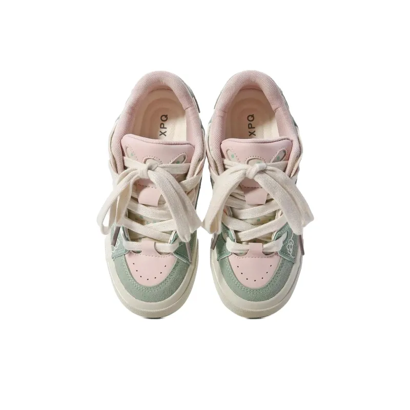 XPQ Wrapping, Wear Resistant And Non Slip Low Top Skateboard Shoes Women's-38